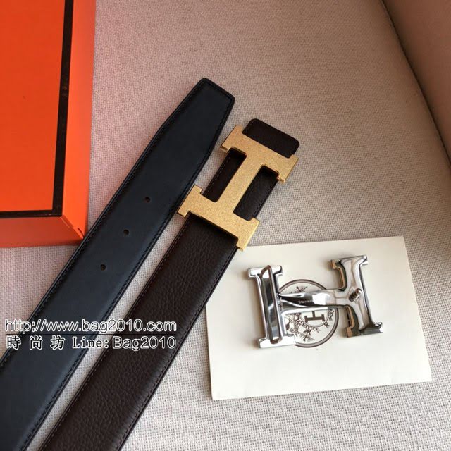 HERMES雙面小牛皮腰帶 愛馬仕男士皮帶  jjp1904